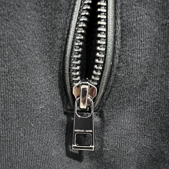 MEN’S MICHAEL KORS LEATHER / SWEATSHIRT JACKET - Picture 5 of 6